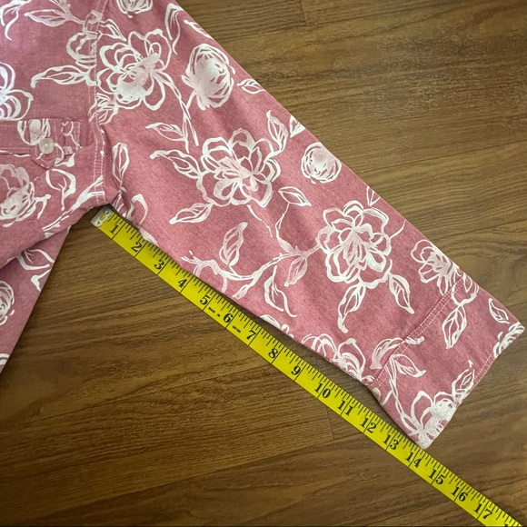 Coldwater Creek Blush Pink Floral Print Top - Picture 15 of 16